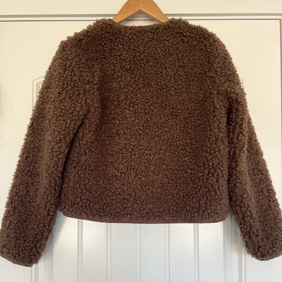 Steve Madden Teddy Jacket - Brown - Picture 3 of 7